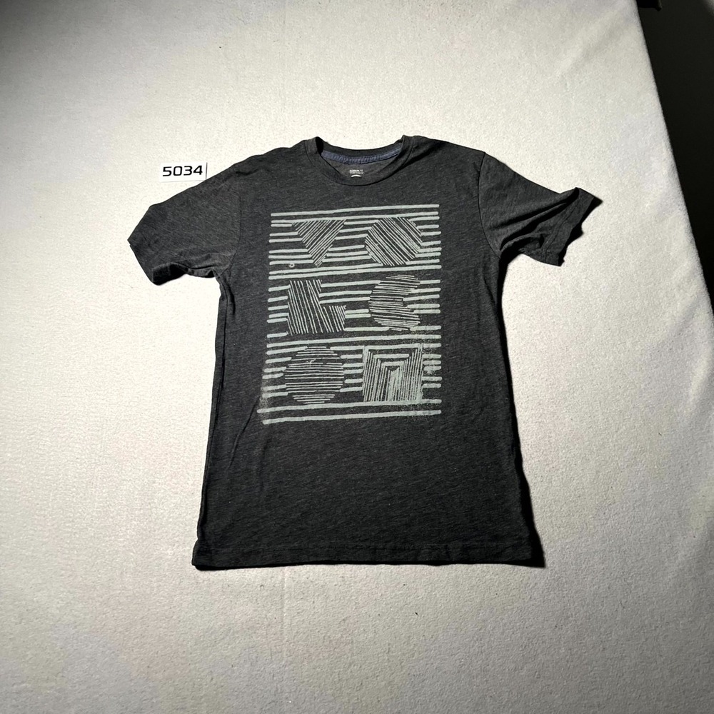 Volcom T Shirt Men XL Heather Gray Cotton Graphic Print Crew Neck Casual Outdoor